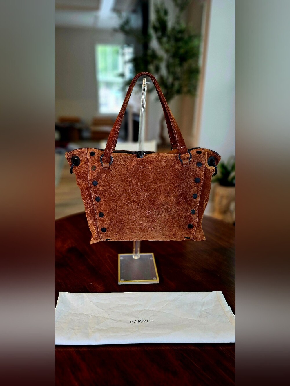 Hammitt Daniel | Mahogany Suede​/​Bronze | Lrg - Picture 10 of 14